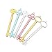 Chris-Wang 6Pcs Creative Lovely Keys Gel Ink Pens Office Supplies Students Staionery, Black Ink, Fine Point 0.5mm