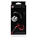GOgroove AudiOHM iDX in-Ear Earbuds (Red) Noise Isolating Earphones with Mic, Tangle Free Cord, in-Line Controls for Music & Calls, Ergonomic Comfort Fit Headphones