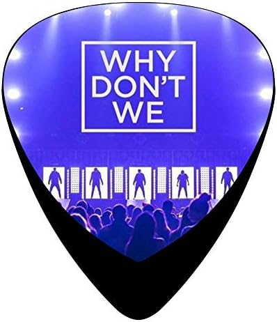 Why-Don'T-We Guitar Picks 12-Pack Celluloid Paddles Fender Bass For Musician