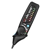 Bside AVD06 Non-Contact Voltage Detector Electric Power Socket Outlet AC Voltage Tester Pen 12-1000V Auto/Manual Mode Adjustable Sensitivity NCV Live Wire Check with Color LED Indicator and Flashlight