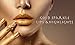 Gold Body Glitter and Lipstick Set | Includes Gold Sparkle Lipstick and Shimmering Glitter Roll-On | Use on Lips, Eyes and Face | Perfect for Parties, Celebrations or Holiday Gifts