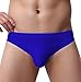 WINDAY Men Briefs Breathable Ice Silk Triangle Bikinis and Briefs N04 XXL/US XL 1-Pack Blue