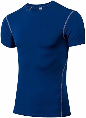 Maoko Men's Sport Compression Short-Sleeve Athletic Shirts Baselayer