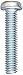 Small Parts Steel Pan Head Machine Screw, Zinc Plated, Meets JIS B1111, #2 Phillips Drive, M4-0.7 Thread Size, 20 mm Length, Fully Threaded, Imported (Pack of 25)