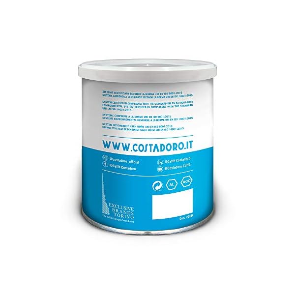 Caffè Costadoro Entkoffeinierter Gemahlener Kaffee Dose, 250 g – Bild 4