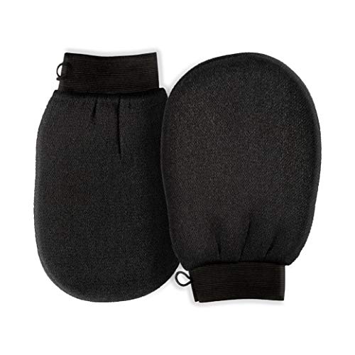 viscose exfoliating mitt