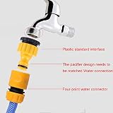 lvzhen Set of 4 Garden Hose Connectors 2in1 Tap Fittings Quick Connector view 7