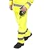 Portwest H441YERM Hi-Vis Safety Waterproof Rain Pants, Medium, Yellow