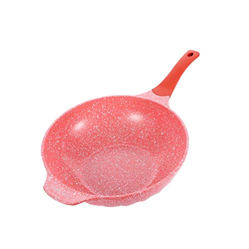 Chinese Wok Nonstick Diecasting Aluminum Dishwasher Safe Scratch