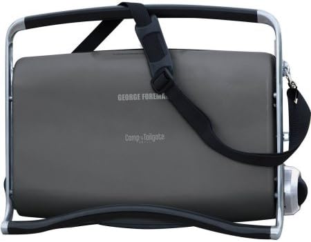 George Foreman Camp and Tailgate Portable Propane Grill Grey