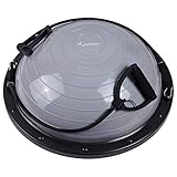 Sportneer Balance Ball with Resistance Bands, Balance Trainer Bonus Pump for Yoga Fitness, Stability Workout, Strength Exercise