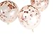 Confetti Balloons REAL ROSE GOLD｜18 Piece Set of 18 Inch PREMIUM QUALITY Latex Party Balloons for Weddings, Bridal & Baby Showers, Birthdays, Decorations for All Events