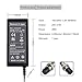 48W 24V 2A Electric Scooter Battery Charger for Razor E100 E125 E150 E200 E300 PR200 MX350,Razor Pocket Mod,Razor Dirt Quad Female 3-pin Inline 12 Months Warranty-[Flyten]