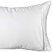 White Classic King Pillow Covers with Zipper 2 Pack - 20 x 36 Ultra-Soft, Cozy and Noiseless King Pillow Protector, 200 Thread Count, Fade-Resistant Pillow Shams