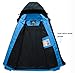 TBMPOY Men's Mountain Rain Jacket Windproof Insulated Coats Hooded Outdoor Windbreaker Camping Hiking