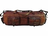 28" Inches Genuine Leather Duffle Bag Weekend Travel Aircabin Luggage
