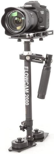 Flowcam 2000 Handheld Camera Stabilizer Steadycam for HDV DV DSLR Cameras Upto 6 lbs with Storage Bag (FCM-2000)
