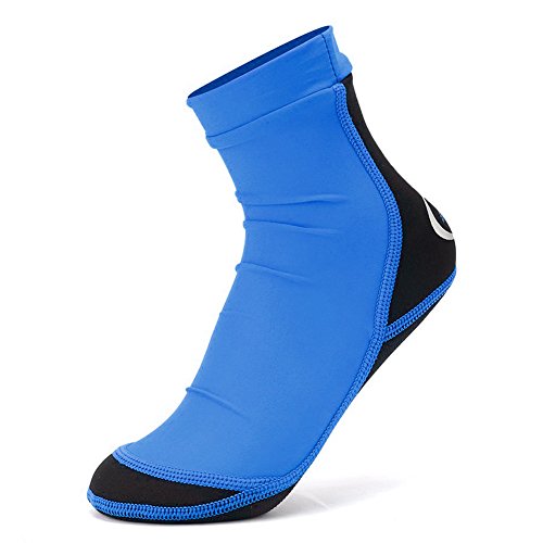 Fantiny Kids Sand Socks for Beach Soccer Volleyball Activities Swimming Playingï¼ˆWomen and Menï¼‰ ST01,Blue,S
