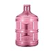 Geo Sports Bottles 1 Gallon BPA Free Reusable Leakproof Sports Water Bottle Jug with Handle Includes 48mm Screw Cap (Pink)