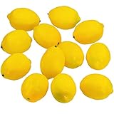 Supla 12 Pcs Artificial Lemon in Yellow 3.7