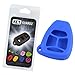 KeyGuardz Blue Rubber Keyless Entry Remote Key Fob Skin Cover Protector