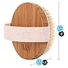 HS-2pcs-Body-Brush-Dry-Skin-Bath-Shower-Brush-Back-Scrubber-Natural-Bristles-Exfoliating-Cellulite-Brush-Bamboo-Wood H&S 2pcs Body Brush Dry Skin Bath Shower Brush Back Scrubber Natural Bristles Exfoliating Cellulite Brush Bamboo Wood