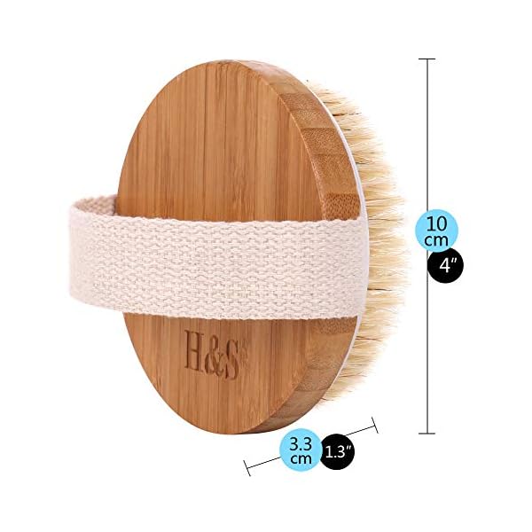 HS-2pcs-Body-Brush-Dry-Skin-Bath-Shower-Brush-Back-Scrubber-Natural-Bristles-Exfoliating-Cellulite-Brush-Bamboo-Wood H&S 2pcs Body Brush Dry Skin Bath Shower Brush Back Scrubber Natural Bristles Exfoliating Cellulite Brush Bamboo Wood