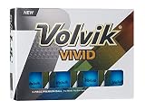 Volvik Vivid Golf Balls, Matte Blue (One Dozen) - 9760