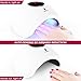 MiroPure UV LED Nail Lamp 48W Nail Dryer Gel Polish Light with 4 Timer , 33 Durable LED Light for Fingernail & Toenail Gel Based Polishes Nail Polish Curing Lamp for Home and Salon