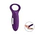 Cock Ring - 7 Speed Silicone Waterproof Peins Ring USB Charging Vibrator (Z Purple 22)