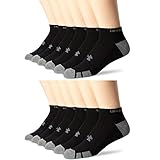 Men's Under Armour Resistor No-Show Socks (2-pk (12 pair) Large, Black)