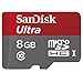 SanDisk Ultra 8GB Class 10 UHS-I MicroSDHC Memory Card with Adapter, Grey / Red, Standard Packaging (SDSDQUAN-008G-G4A)