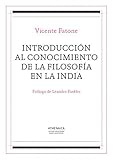 Image de Introduccion al conocimiento de la filosofia en la India (FilosofÃ­a de la ReligiÃ³n)
