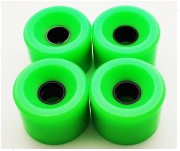 VJ Skateshop 60mm Skatebaord Wheels Longboard wheels (Neon Green)
