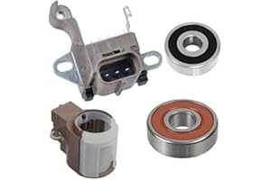 MANIAC EM ManiacEM Alternator Rebuild Kit for 2011-2014 Ford F150 5.0L (Ref 104210-6270, 104210-6660) Regulator, Brushes, Bearings - 11532RK