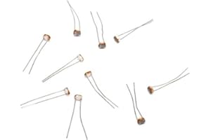 GRIRIW 10 Pack Photoresistor Gl5528 Photo Resistors 150v Max Voltage 100mw Max Dissipation
