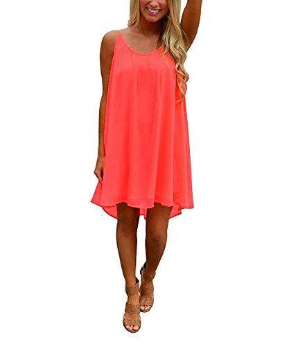 Hippolo Femme été Décontracté Sans Manches En Mousseline De