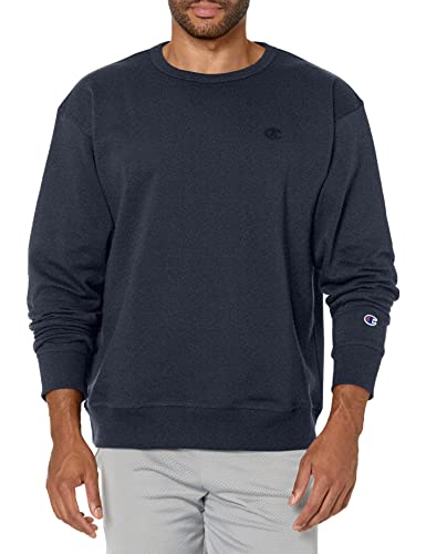 Champion Men's Powerblend Fleece Crew, C Logo