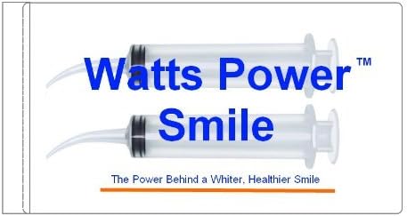 Watts - 2 Oral Irrigators with Tapered Deep Reach Tips for Crowns, Bridges, Oral Pockets and More with Tote by Direct 2u Wholesale LLC