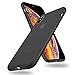Humixx Shockproof Series iPhone Xs Case,[Wireless Charging Supportted] Translucent Matte case with Soft Edges, Shockproof and Anti-Drop Protection case Designed for Apple iPhone X(2017)-Black