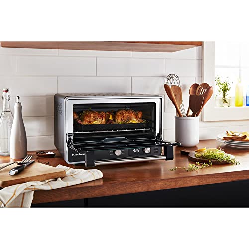 KitchenAid KCO211BM Digital Countertop Toaster Oven, Black Matte Pricepulse