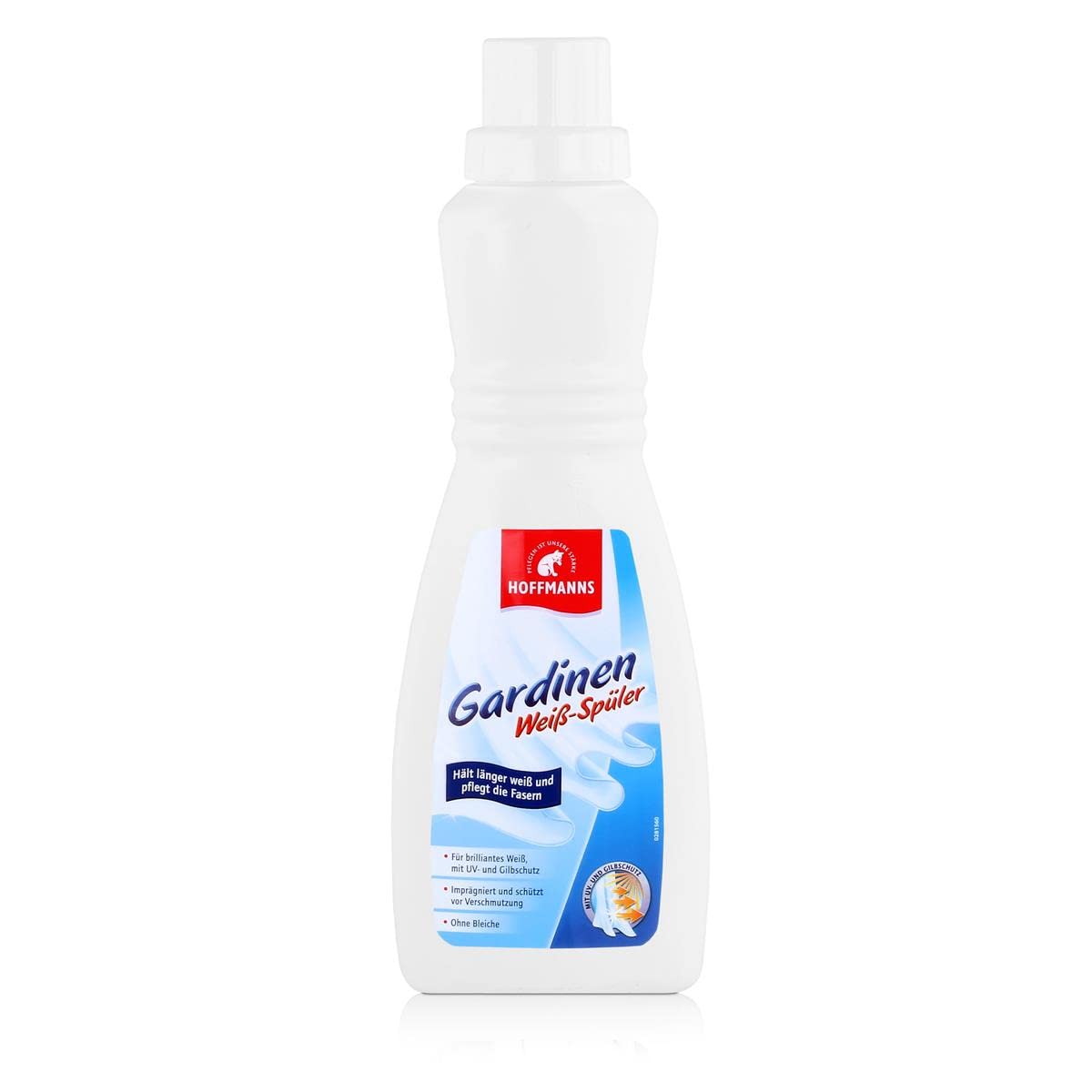 Hoffmanns Gardinen Weiß-Spüler – Pflege, Schutz und Glanz für Gardinen – Mit Weiß-Strahlkraft , UV-Schutz und Anti-Vergilbung – 1 x 500 ml