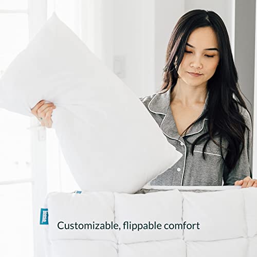 Leesa Hybrid Pillow Queen, White Pricepulse