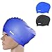 2 Pack,Ipow Premium Haircare Silicone Swim Cap Soft Bathing Hat to Keep Hair Healthy with Great Durability Highly Elastic&Large Stretch Eco-friendly for Long,Thick,or Curly Hair ¡­