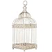 Antique White Metal Bird Cagethumb 2