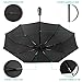 urophylla Folding Travel Umbrella, Windproof Compact Umbrella Auto Open Close Lightweight 9 Ribs Portable Umbrellas for Men and Women