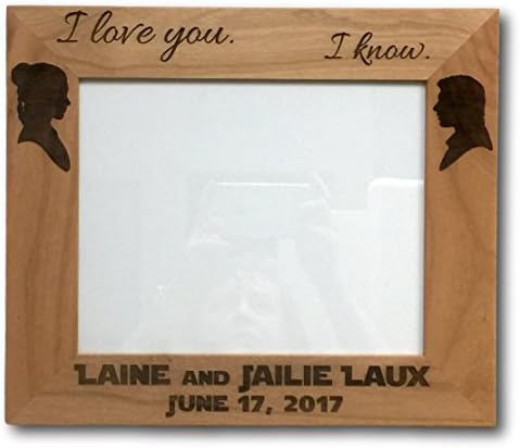 Award Zone I Love You I Know Picture Frame, Personalized, for 8" x 10" Photo