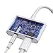 for iPhone 3.5mm Headphone Jack Adapter Aux Jack Earphone Splitter Adapter Charger Cable for iPhone 7/7 Plus/8/8 Plus/X/10/XS/XS Max/XR/11/11 Pro Dongle Accessory Connector Compatible All iOS Systemsthumb 2