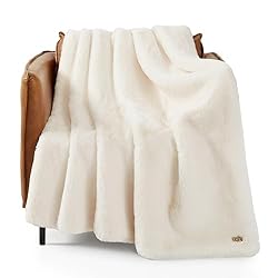UGG 16796 Euphoria Plush Faux Fur Reversible Throw