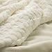 Bedsure Faux Fur Reversible Fleece Throw Blanket – Super Soft Fuzzy Lightweight Throw for Boys Girls Adults (50 x 60 inches, Ivory)